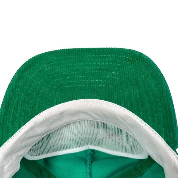 Vintage Annco Philadelphia Eagles Corduroy Script Snapback Hat Kelly Green New - Picture 6 of 9